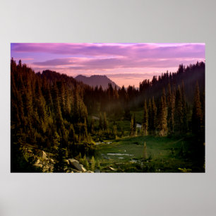 Sunset Valley Poster