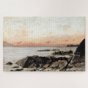 Sunset, Vevey, Schweiz - Gustave Courbet