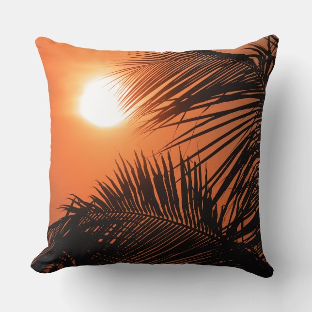 Sunset Vibe Kissen (Vorderseite)
