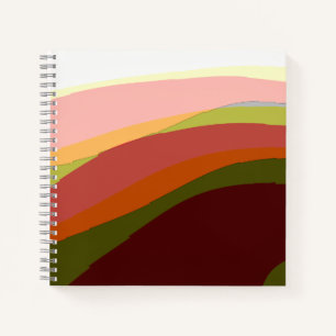 Sunset Vibes Abstrakt Art 206 Notizbuch