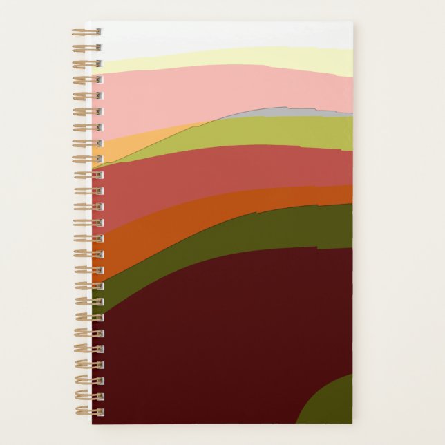 Sunset Vibes Abstrakt Art 206 Planer (Vorderseite)