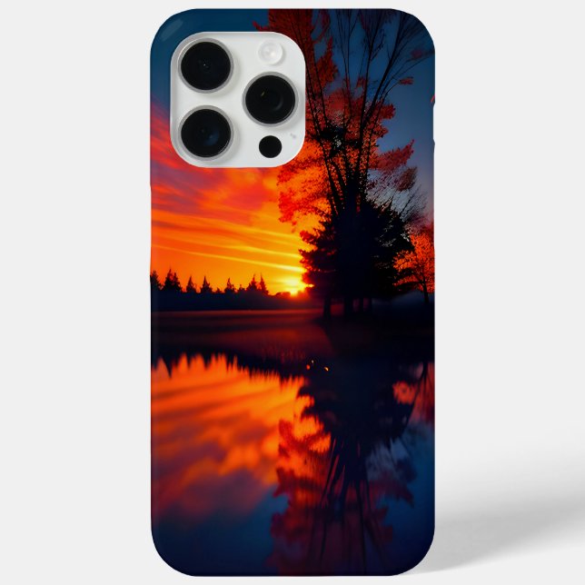 Sunset View Zwei Case-Mate iPhone Hülle (Rückseite)