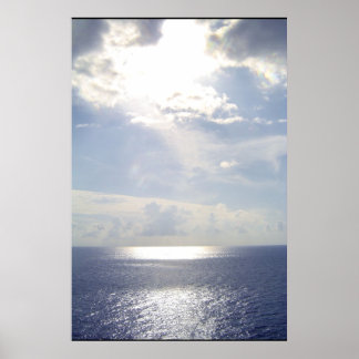 Sunset von St. Thomas Poster