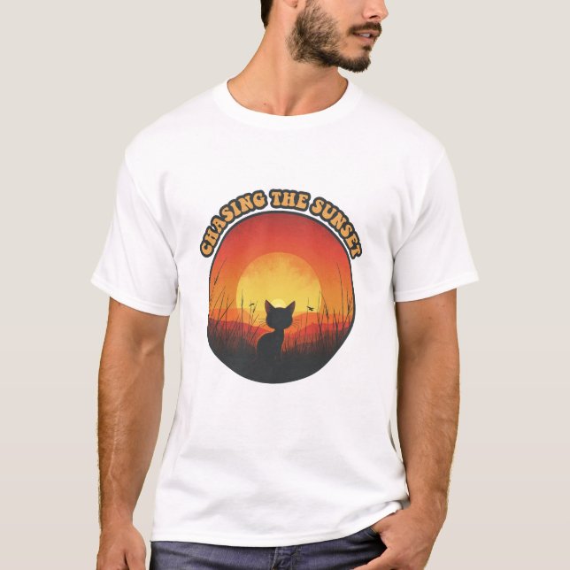 Sunset Wanderer T - Shirt (Vorderseite)