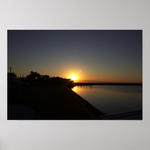 Sunset Waterscape Foto Poster