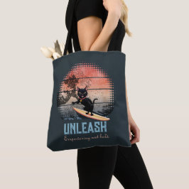 Sunset Wave Riding Cat Tasche