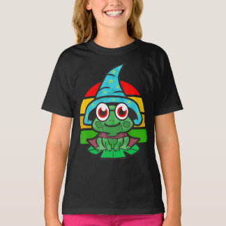 Sunset Wizard Frog T - Shirt