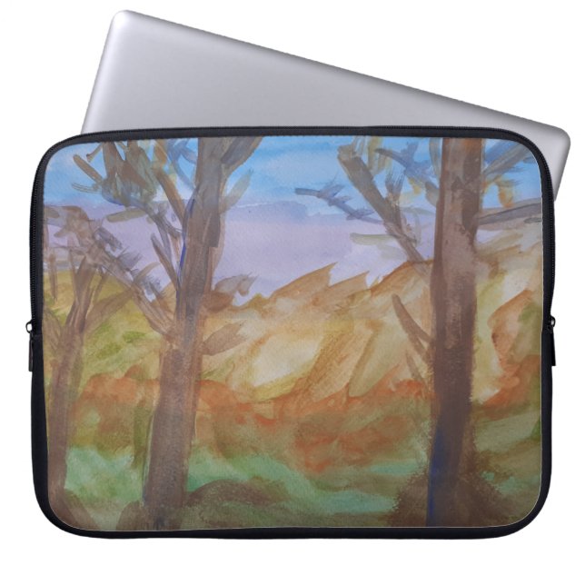Sunset Woods Laptop Sleeve (Vorderseite)
