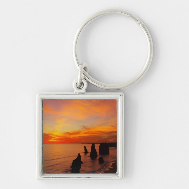 Sunset, Zwölf Apostel, Port Campbell National Schlüsselanhänger (Vorne)