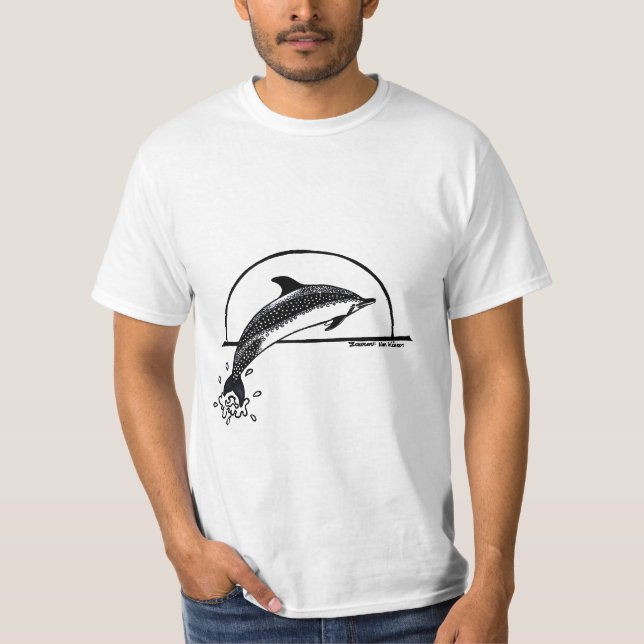 Sunsetdelphin Laurenvan Wierens T-Shirt (Vorderseite)