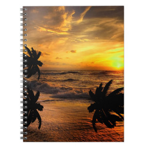 SUNSETS OZEAN SCENERY NATURE NOTIZBLOCK