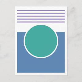 Sunshine Abstract Design Postkarte