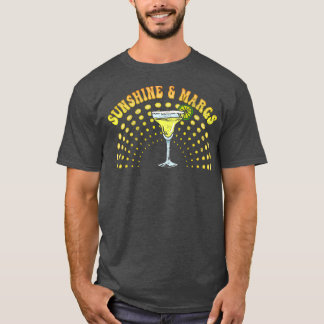 Sunshine and Margs Margarita Beach Surf Summer Sum T-Shirt