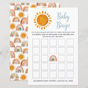 Sunshine and Rainbow Baby Bingo