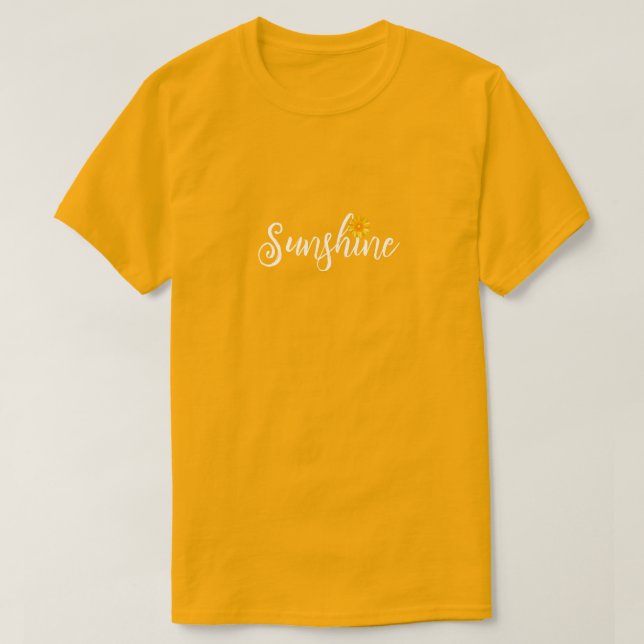 Sunshine and Sunflower tee (Design vorne)