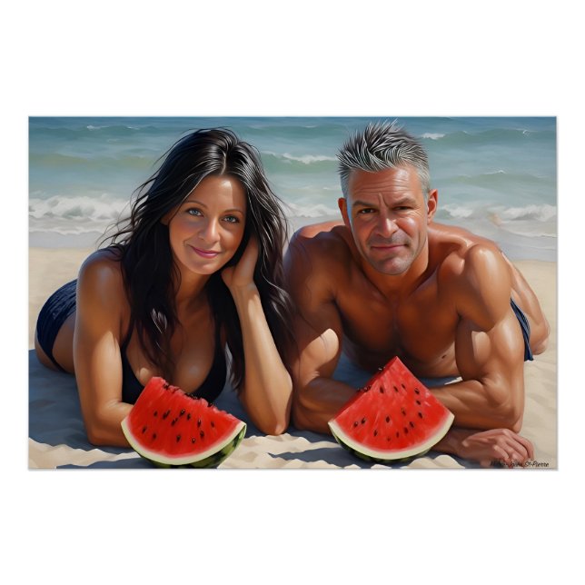 Sunshine and Watermelon Poster (Vorderseite)