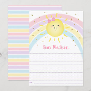 Sunshine Arc-en-ciel Anniversaire Cartes de capsul