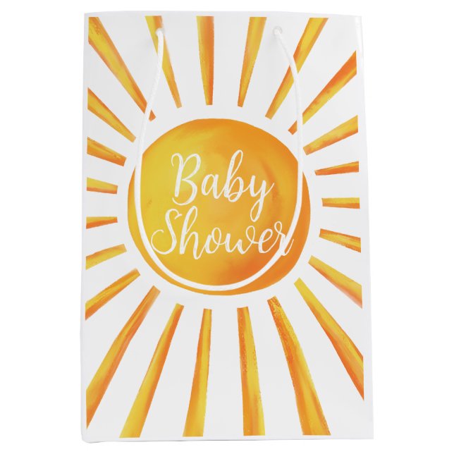 Sunshine Baby Showbeutel Mittlere Geschenktüte (Vorderseite)