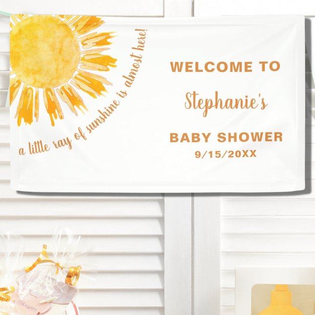 Sunshine Baby Shower Banner (Von Creator hochgeladen)