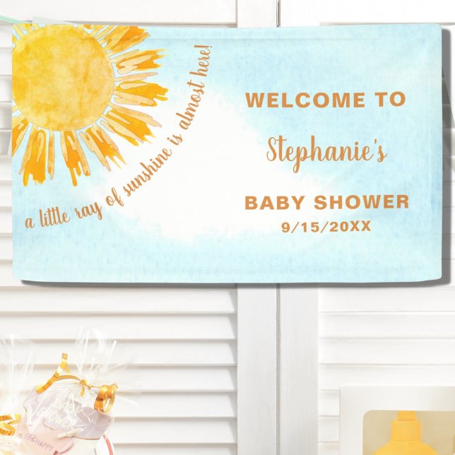 Sunshine Baby Shower Banner (Von Creator hochgeladen)