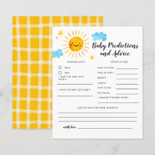 Sunshine Baby Vorhersagen und Ratschläge