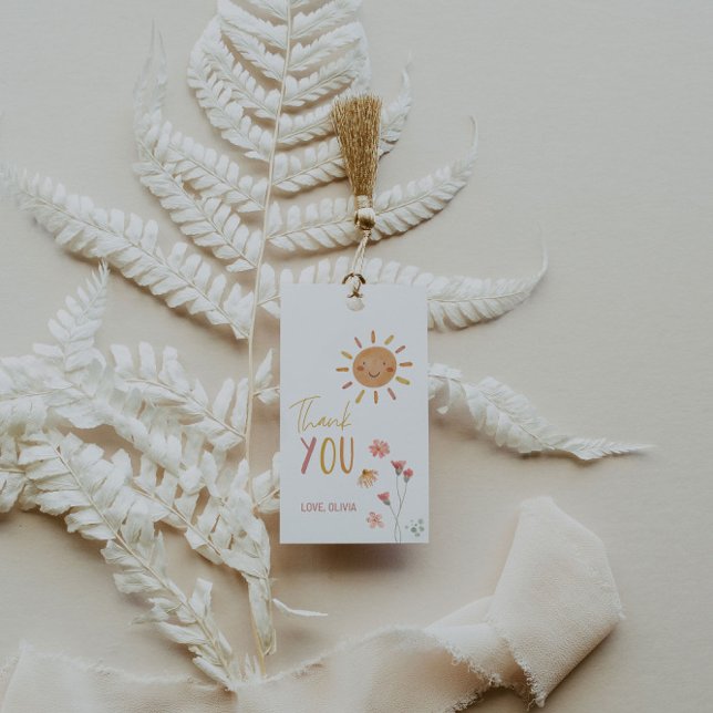 Sunshine Birthday Geschenkmarke Geschenkanhänger (Von Creator hochgeladen)