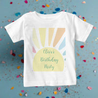 Sunshine Birthday Party Baby T - Shirt