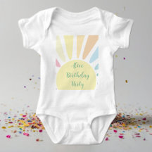 Sunshine Birthday Party Baby T - Shirt