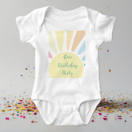 Sunshine Birthday Party Baby T - Shirt