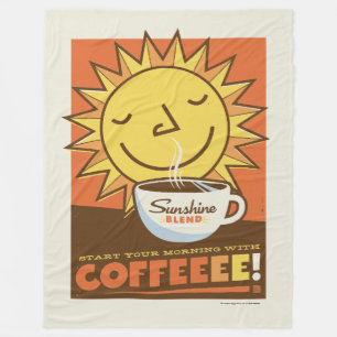Sunshine Blend-Kaffee Fleecedecke