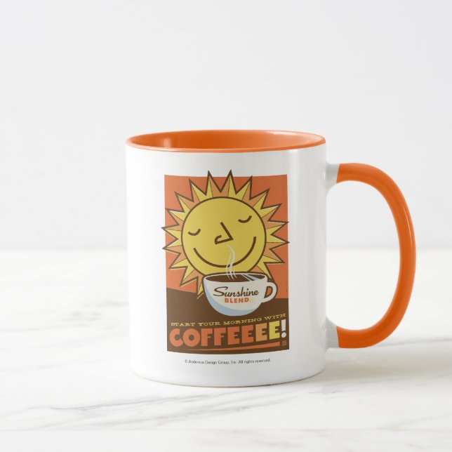 Sunshine Blend-Kaffee Tasse (Rechts)