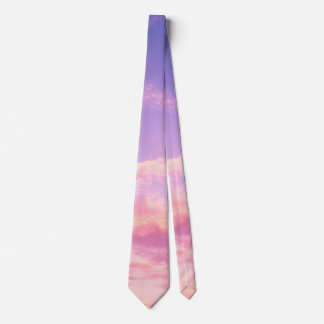 Sunshine Blue Sky und Fluffy Clouds Neck Ties Krawatte