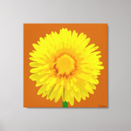 "Sunshine Blume" Canvas Print Design. Leinwanddruck