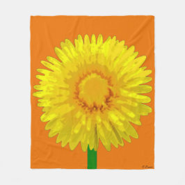 "Sunshine Blume" Fleece Blanket Design.