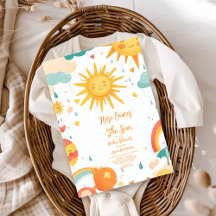 Sunshine Boho Sun Gender-Neutral Baby Dusche
