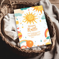 Sunshine Boho Sun Gender-Neutral Diapper Raffle