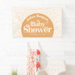 Sunshine Boho Yellow Baby Dusche Banner<br><div class="desc">Sunshine Boho Yellow Baby Duschbanner</div>