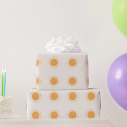 Sunshine Boho Yellow Umschlag Liner Geschenkpapier