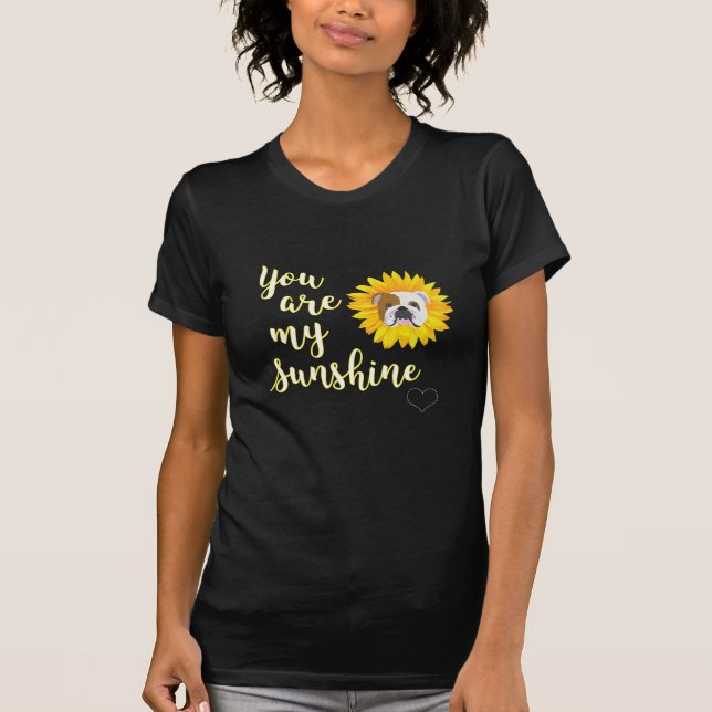Sunshine Bulldog T-Shirt (Vorderseite)
