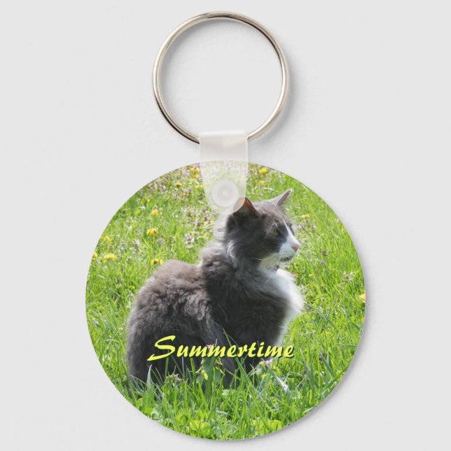 Sunshine Cat Schlüsselanhänger (Vorderseite)