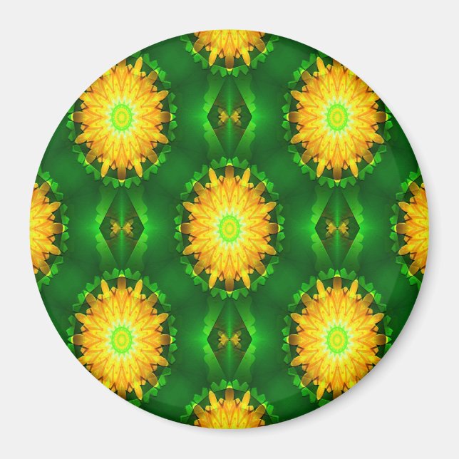 Sunshine Dahlias.... Magnet (Vorne)
