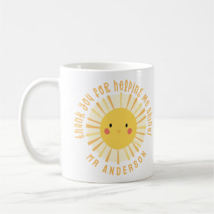 Sunshine Dankeschön Lehrer modern elegant Kaffeetasse
