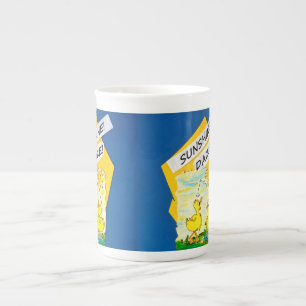 "Sunshine Daze" Keramik Kaffee Tasse