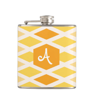 Sunshine Diamond Ombre Monogram Flachmann