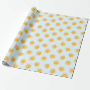 Sunshine Doodle Day Pattern Geschenkpapier