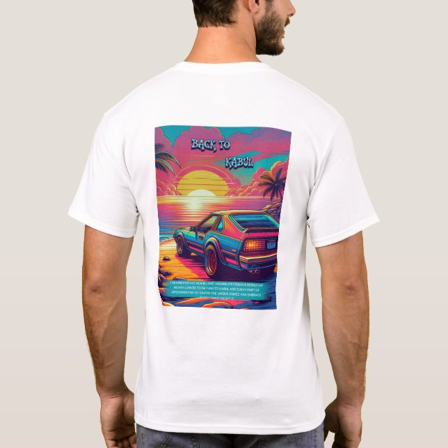 "Sunshine Drive Graphic T-Shirt" T-Shirt (Rückseite)