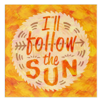 Sunshine Folgen Sun Orange Paint Typografy Beachy