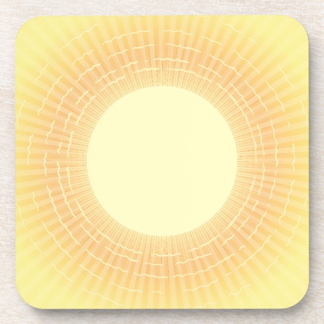 Sunshine Getränkeuntersetzer (Vorderseite)