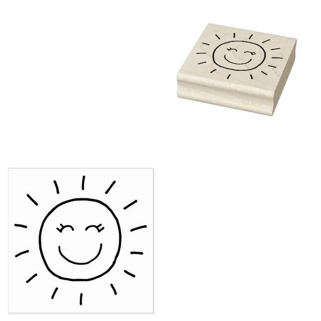 Sunshine Gummistempel (Stempel)