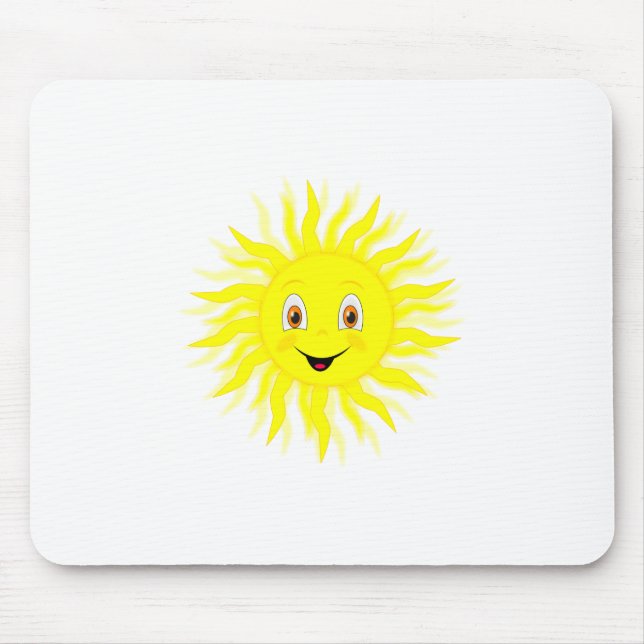 Sunshine Happy Face Mousepad (Vorne)